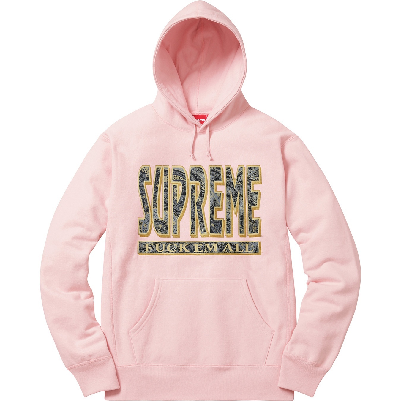 Paisley Fuck Em All Hooded Sweatshirt view 6